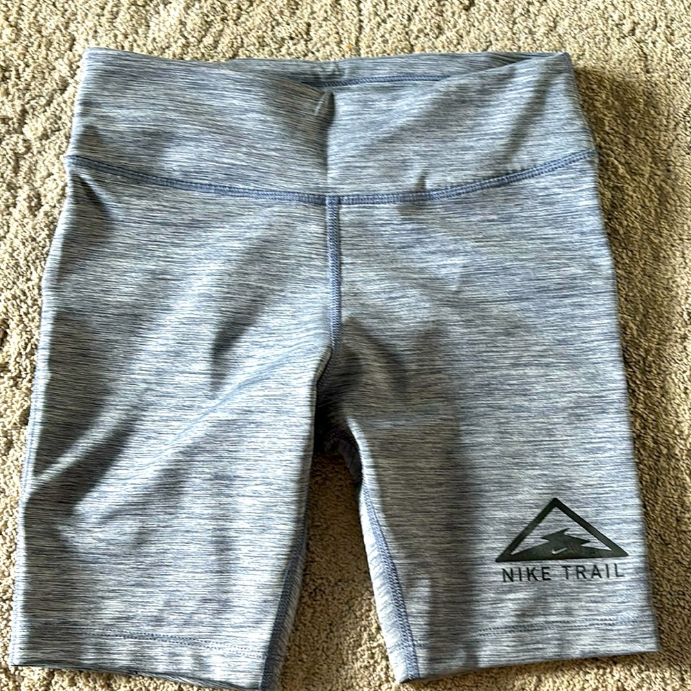 Nike heather blue Trail running tights - S